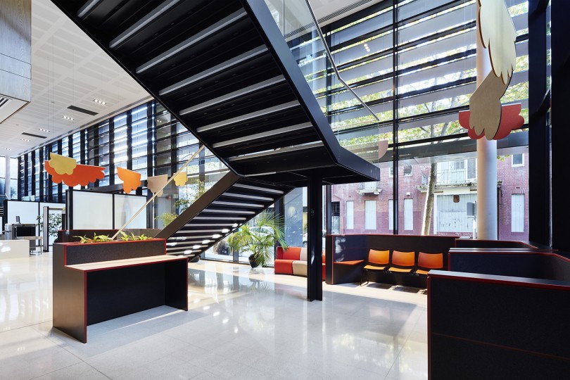 Ground floor staircase to Criminal Division courtrooms at Melbourne Children's Court