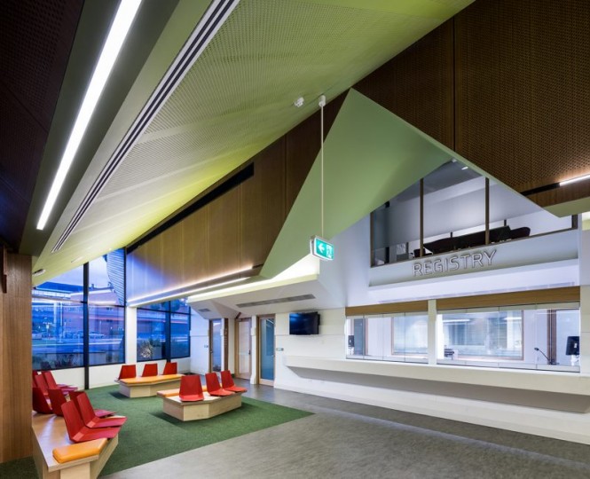 Broadmeadows Children's Court registry foyer